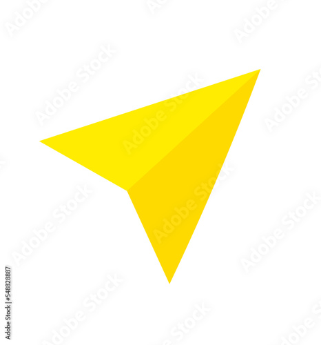Żółta strzałka w górę Yellow arrow up