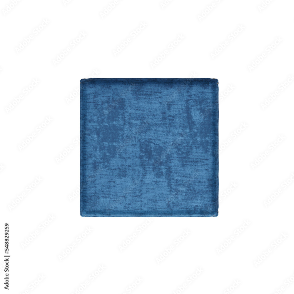 custom made wallpaper toronto digitalsoft pouf isolate on a transparent background, interior furniture, 3D illustration, cg render