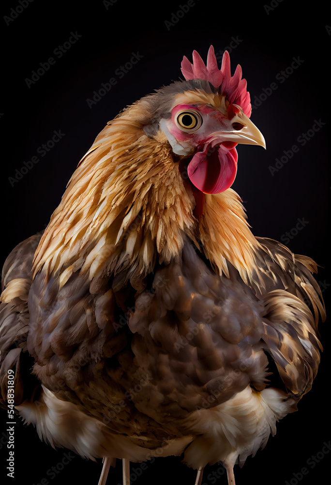 chicken portrait rooster chicken portrait rooster