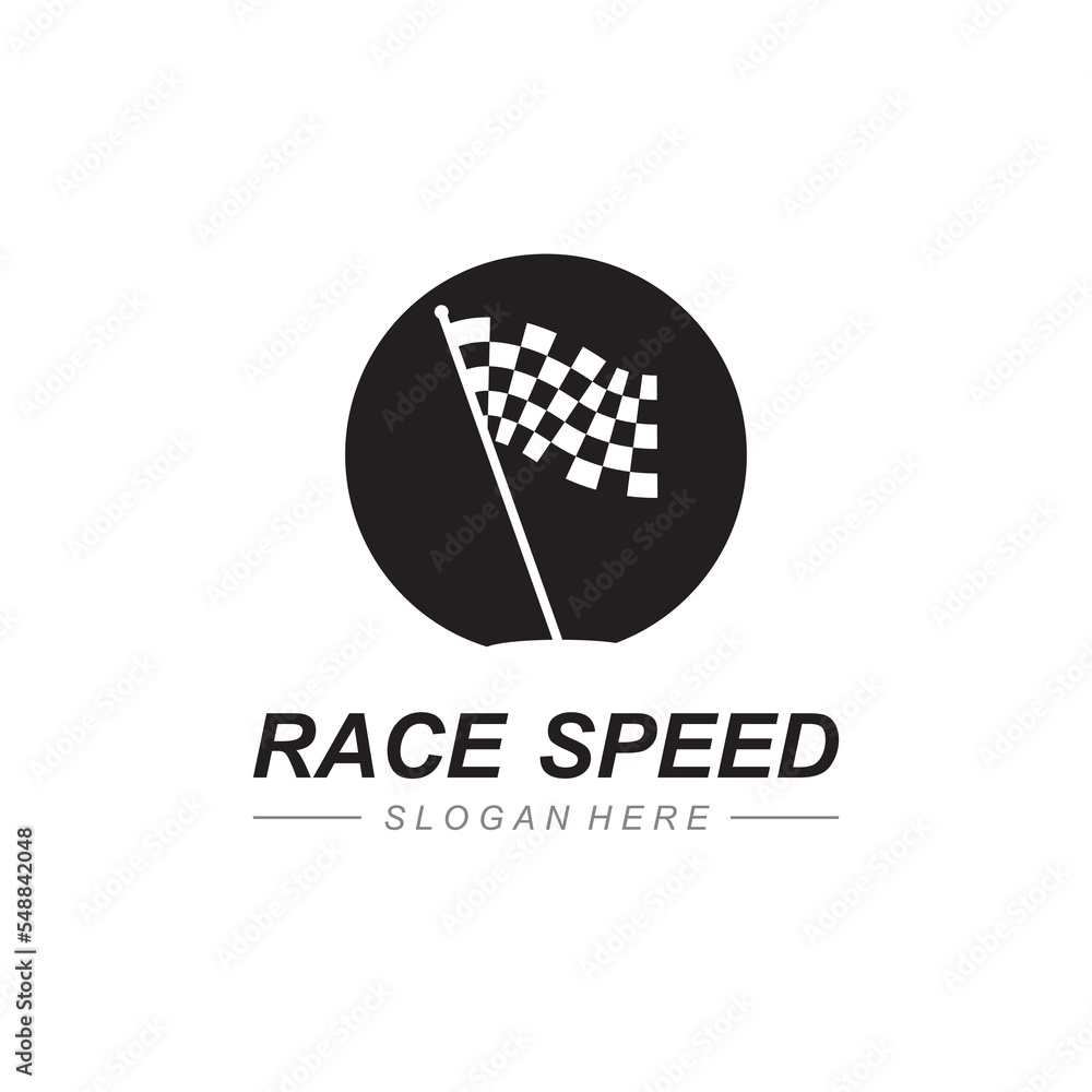 Race flag icon design Race flag icon design