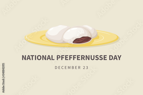 National Pfeffernusse Day background.