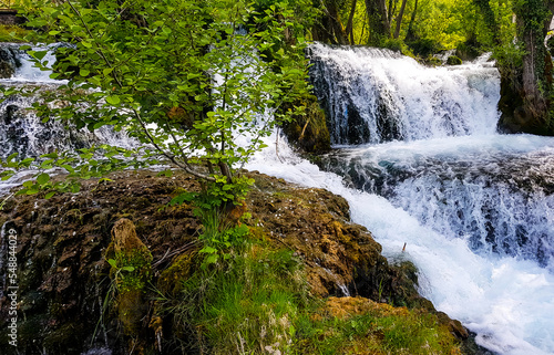 Cascades on Una river in Bo...