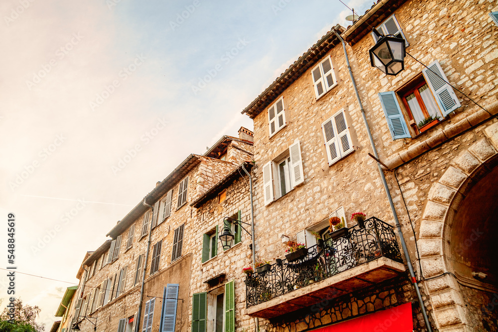 Obraz premium Historische Altstadt von Vence, Provence, Frankreich 