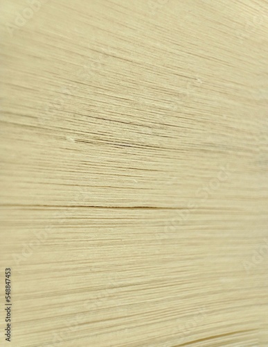 stock of paper close up