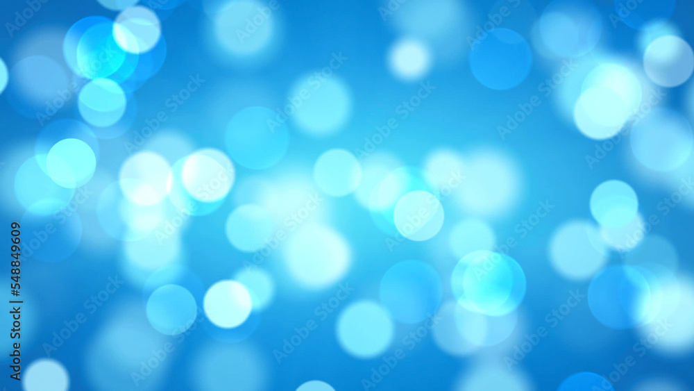 Blue background blur,holiday light glow wallpaper