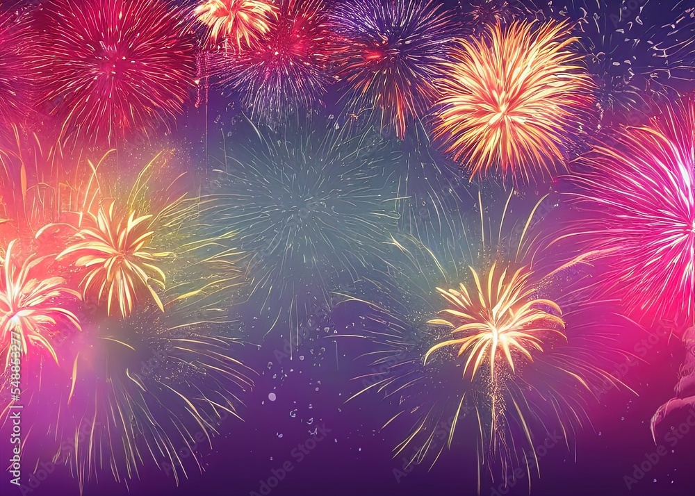 Fototapeta premium Fireworks