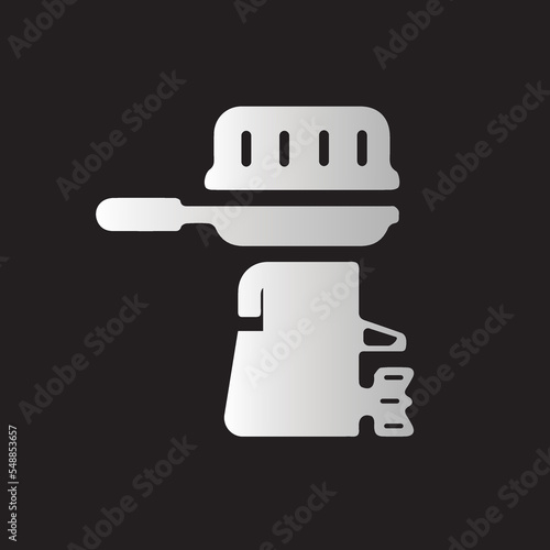 Cooking heater icon