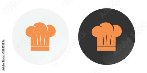 Chef hat icon, cooking hat icon, Bakery Logo, restaurant logo Colorful vector icons 