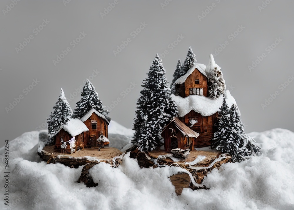 Naklejka premium Snow Globe