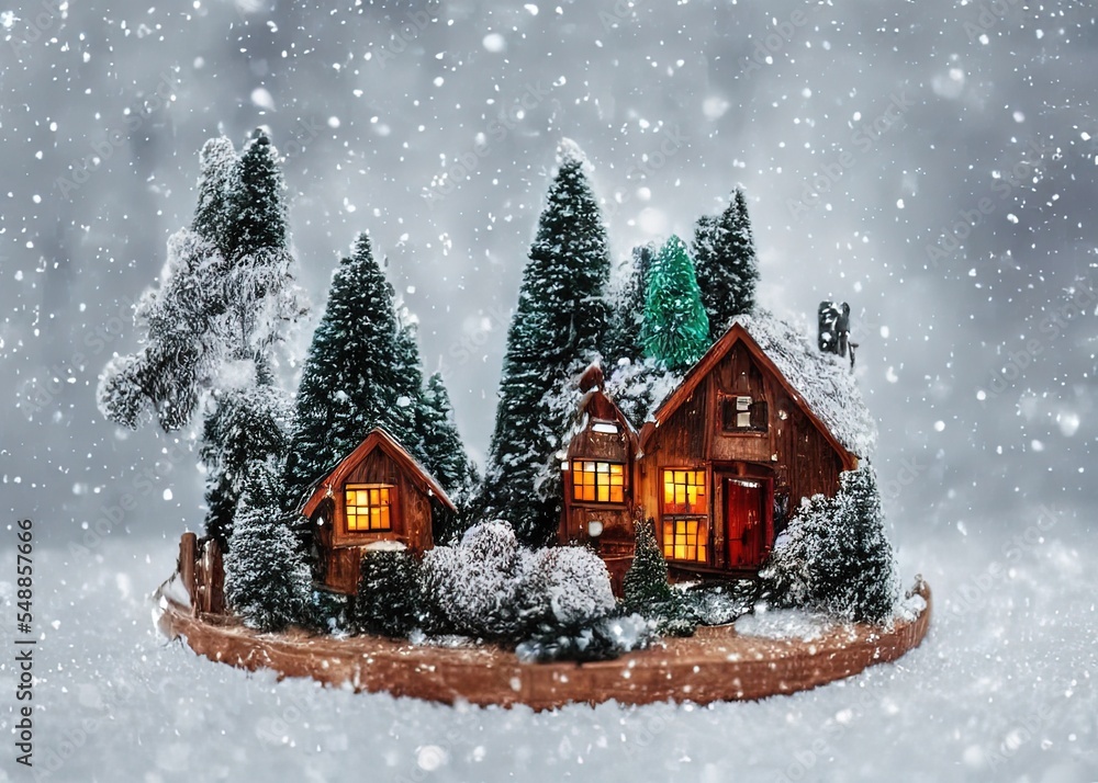 Fototapeta premium Snow Globe