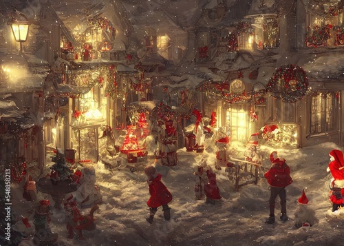 Snow Village © Cherry