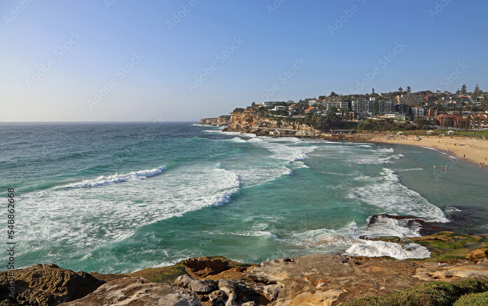 Fototapeta premium Bay on Bronte Beach - Sydney, Australia