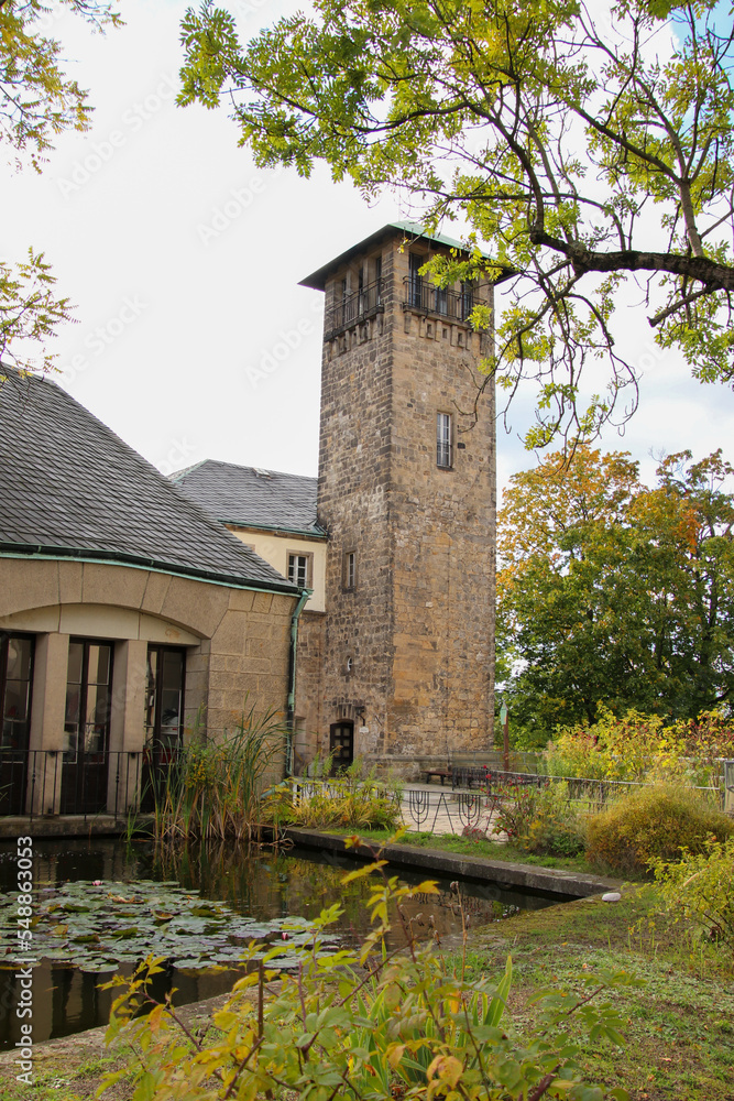 Fototapeta premium Sächsische Schweiz, Hohnstein, Brand