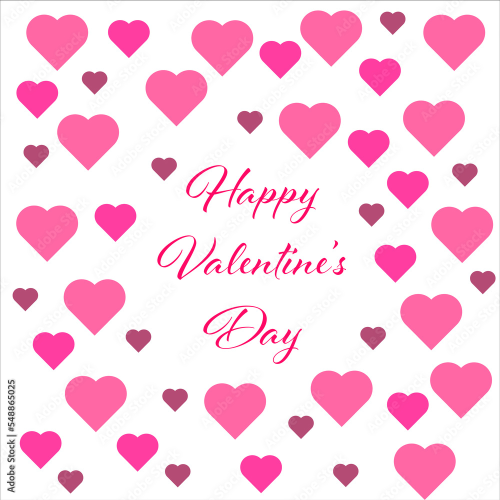valentine's day background with hearts, love, card, romantic 