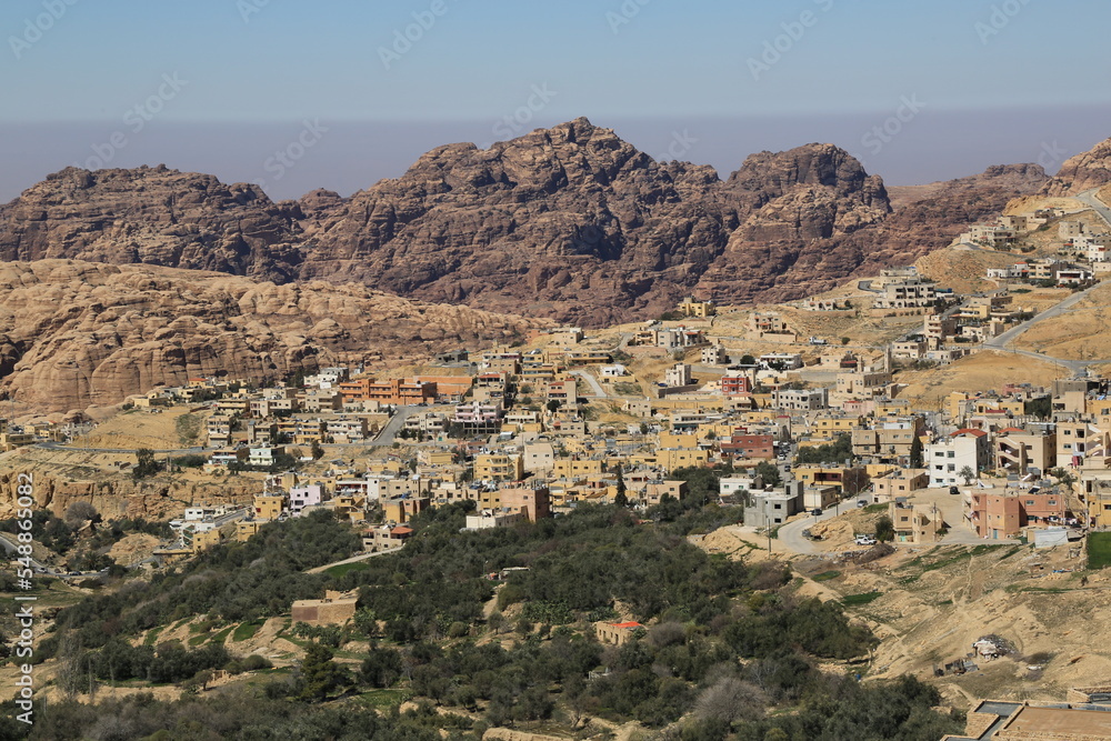 Jordanien - Stadt in den Bergen Jordanien - Stadt in den Bergen