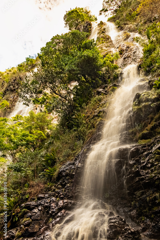 waterfall in the forest. WATERFALL JABUTICABA, BRAZIL