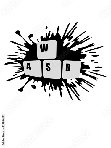 Tastatur Tasten Gamer WASD 