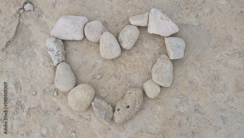 cœur cailloux