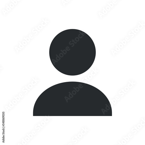 User icon, simple illustration