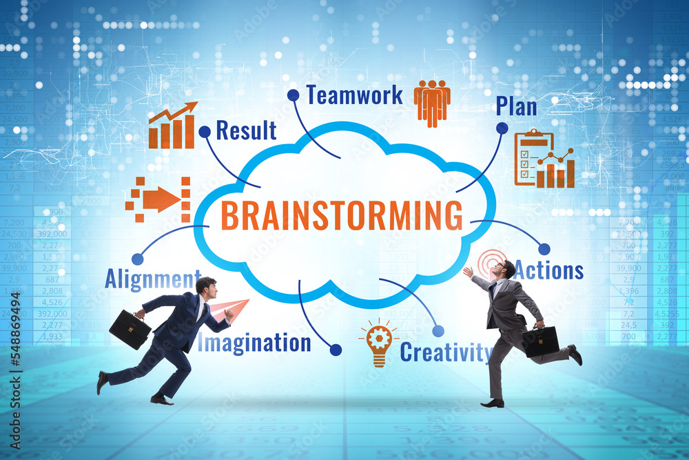 Brainstorming concept as a solution tool Brainstorming concept as a solution tool