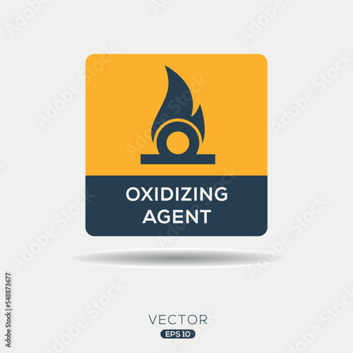 Creative (Oxidizing agent) Icon, Vector sign.