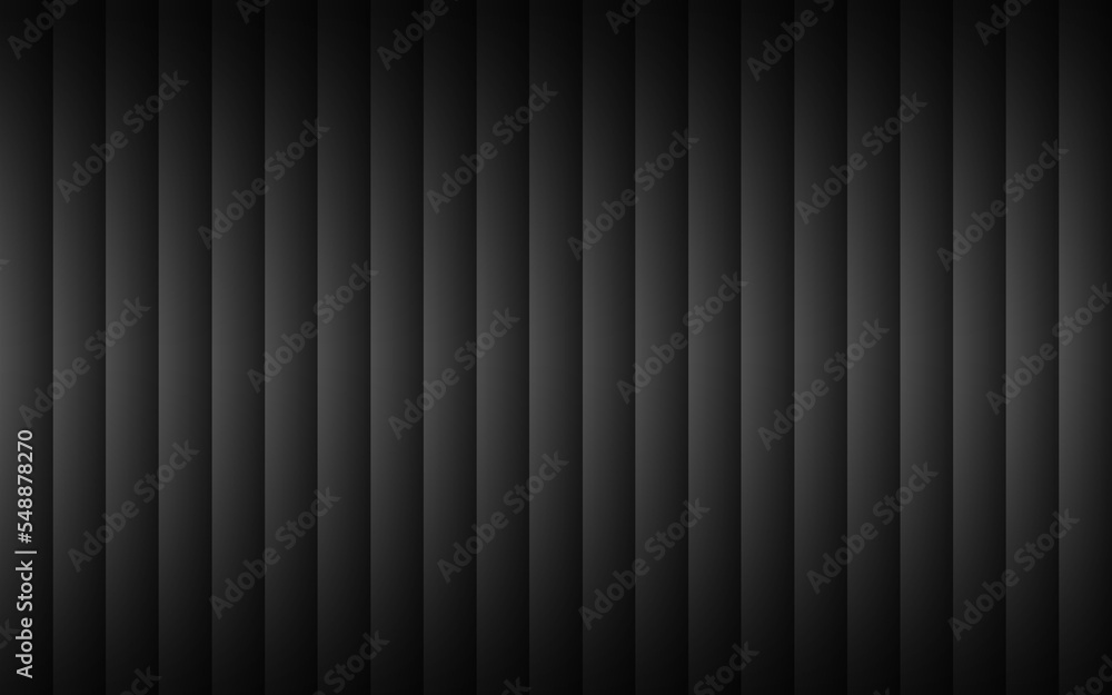 Black striped steel metal texture. Dark abstract background with