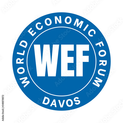 WEF world economic forum symbol icon photo