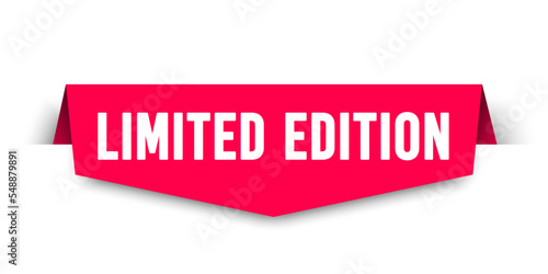 Website Bookmark Label With Text Limited Edition