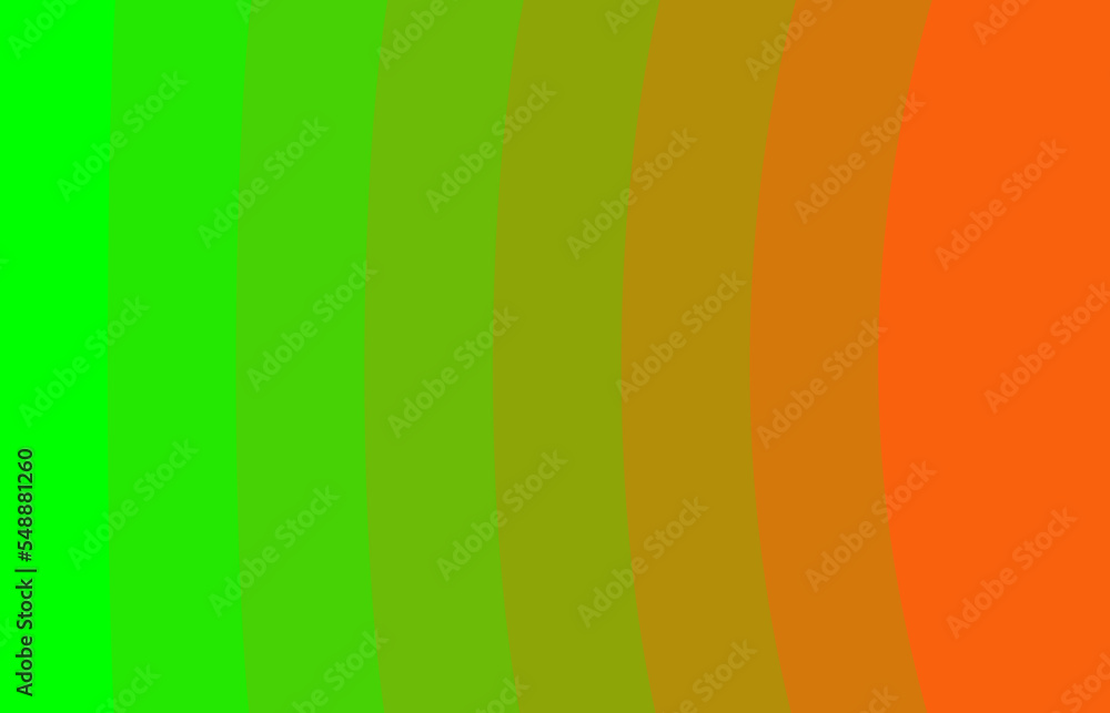 Green and orange abstract background or futuristic pattern wallpaper.Blend geometry or curve