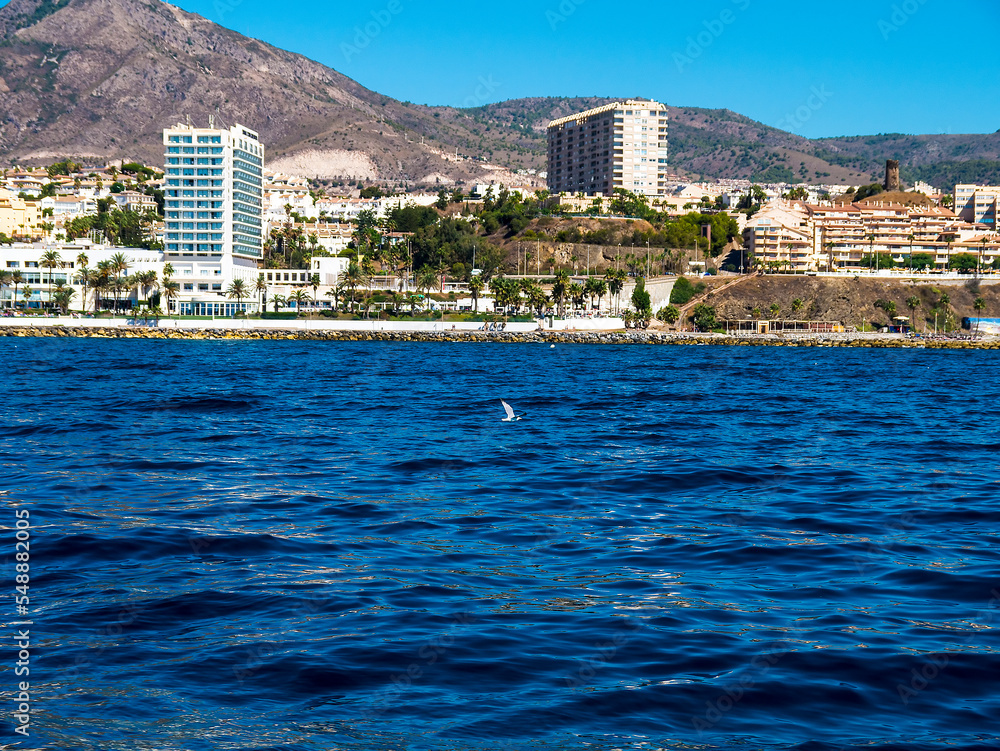  All along the Costa Del Sol in Southern Spain the sea shore is lined with luxury and high rise hotels and apartments to accommodate the millions of tourists