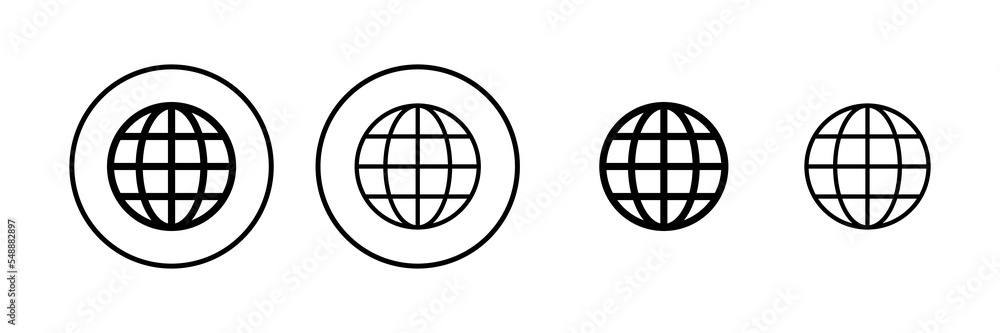 Web icon vector illustration. go to web sign and symbol. web click icon. Global search icon Web icon vector illustration. go to web sign and symbol. web click icon. Global search icon