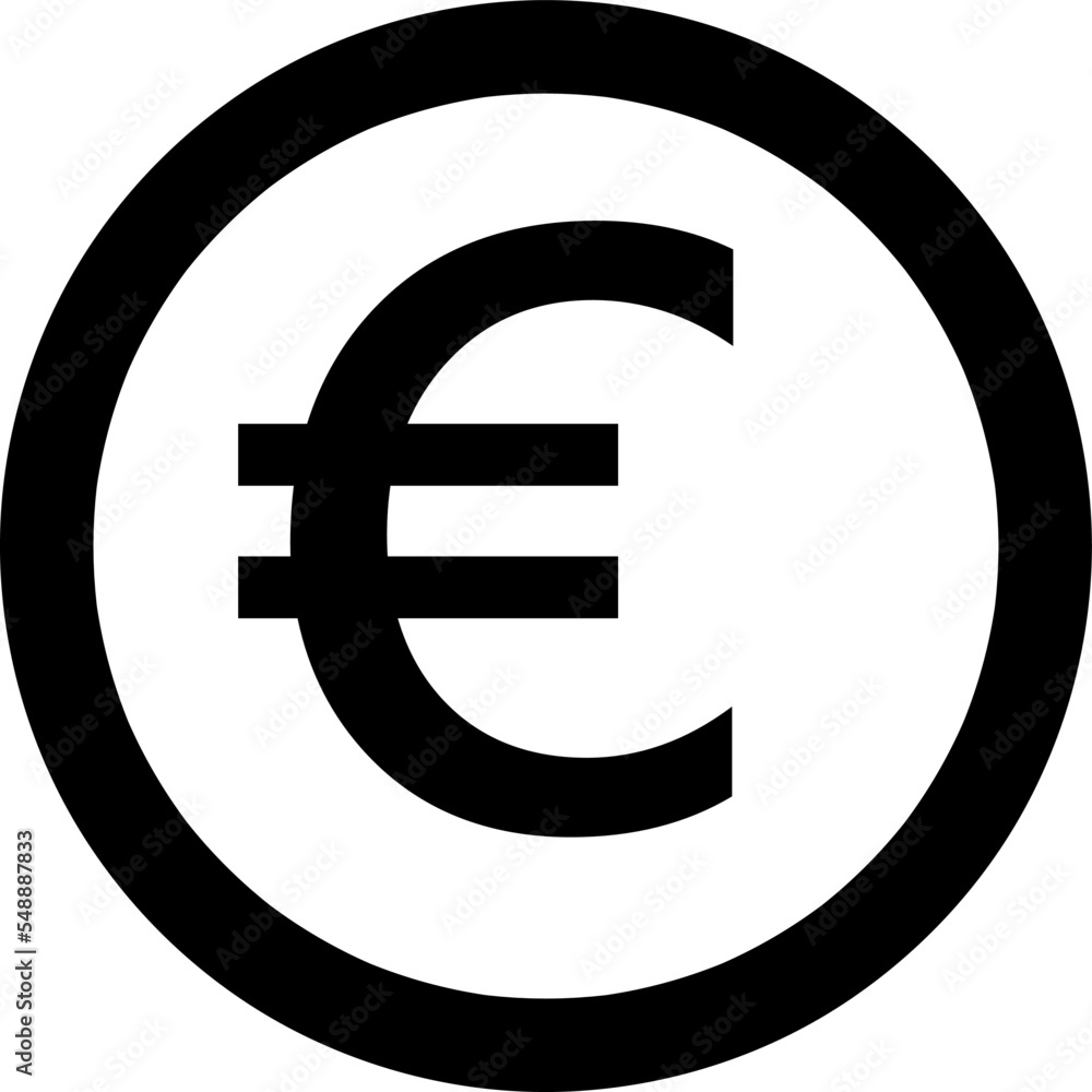 money icon in trendy flat design, euro sign on white background..eps money icon in trendy flat design, euro sign on white background..eps