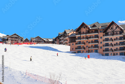 Rhône-Alpes - Valmeinier 1800 en hiver