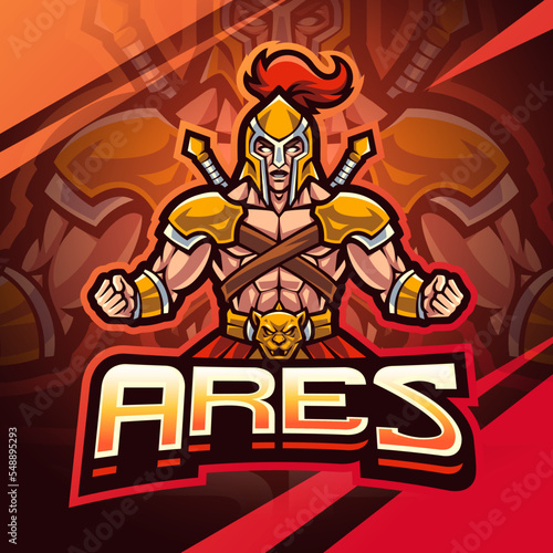 Ares esport mascot logo design
