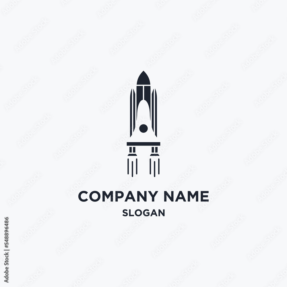 Rocket logo icon design template Rocket logo icon design template