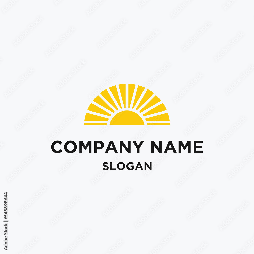 Sun logo icon design template vector illustration Sun logo icon design template vector illustration