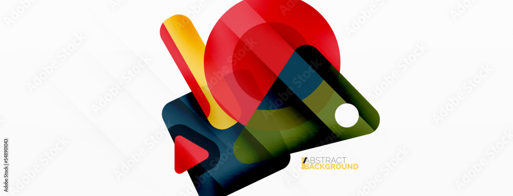 Primitive geometric shapes - line, triangle, square and circle composition. Vector geometric minimal abstract background for wallpaper, banner, background, landing page Primitive geometric shapes - line, triangle, square and circle composition. Vector geometric minimal abstract background for wallpaper, banner, background, landing page
