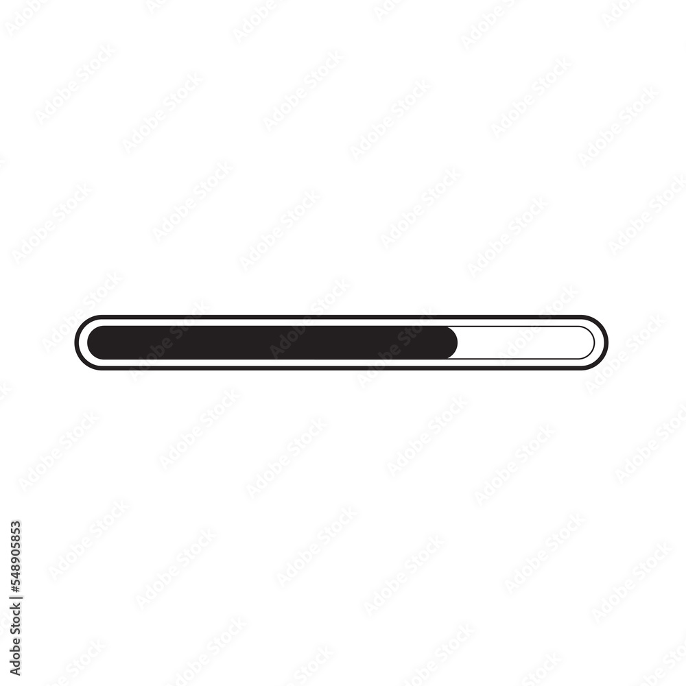Getting back to the start again after hard work, Loading sign flat design. Getting back to the start again after hard work, Loading sign flat design.