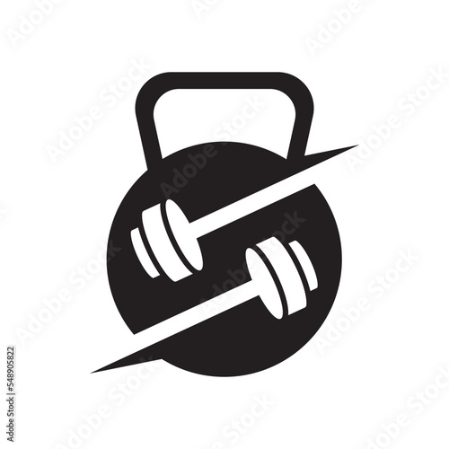 Fitness logo template vector icon