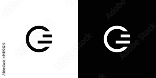 Abstract G letter initial stair logo abstract design simple and modern