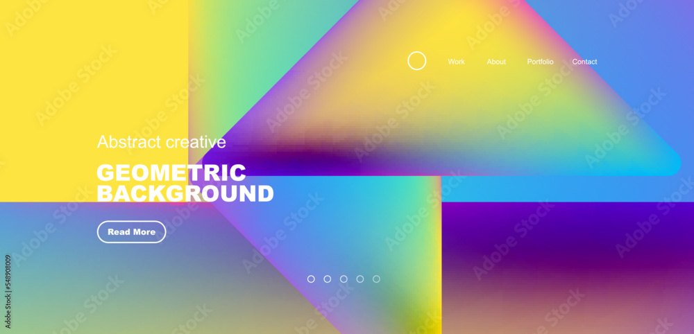Triangles with fluid colors geometric abstract background. Techno or business concept, pattern for wallpaper, banner, background, landing page Triangles with fluid colors geometric abstract background. Techno or business concept, pattern for wallpaper, banner, background, landing page