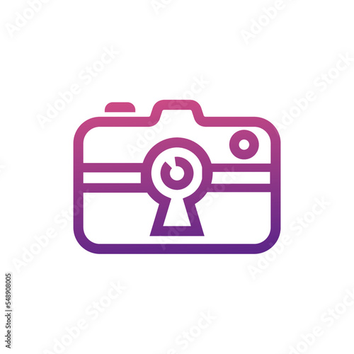 Camera Gradient Logo Design