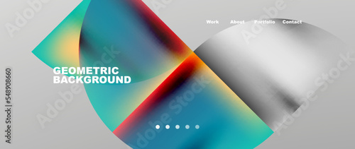 Circles and round elements abstract background design for wallpaper, banner, background, landing page, wall art, invitation, prints