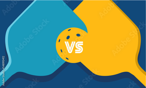 Great editable vector background of Pickleball player comparison best for your digital and print resource