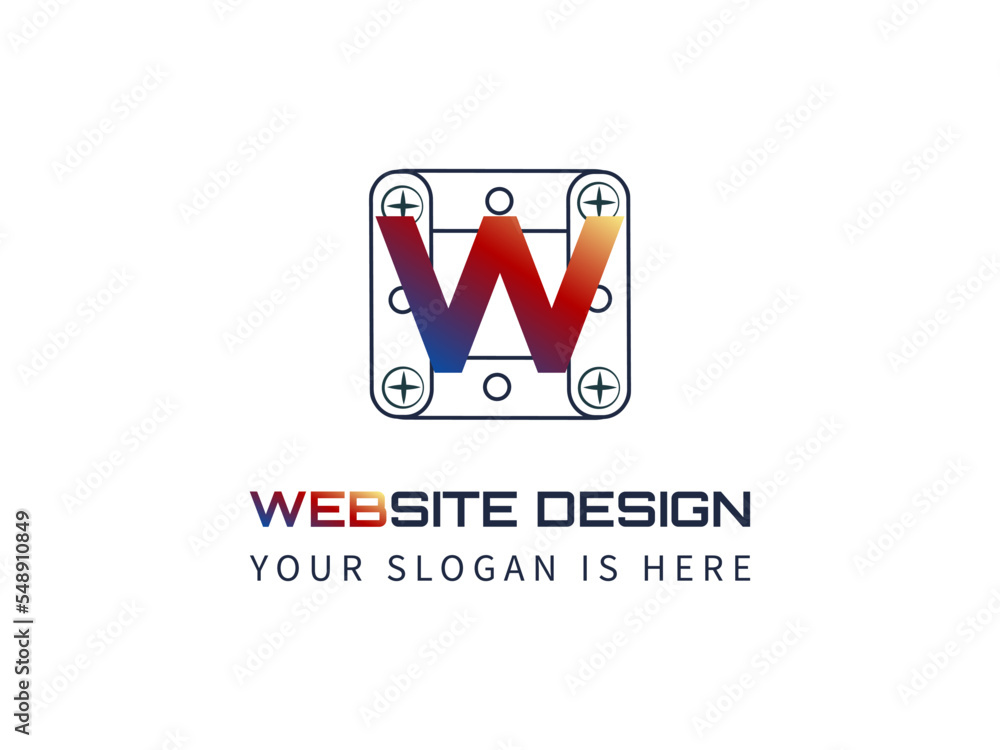 Creative Web Master Logo Template. Concept of software development. Creative Web Master Logo Template. Concept of software development.