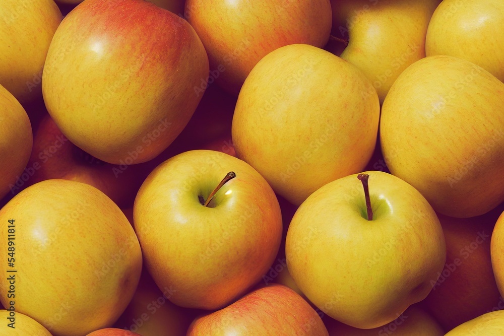 Apple Apples Fruit Seamless Texture Pattern Tiled Repeatable Tessellation Background Image