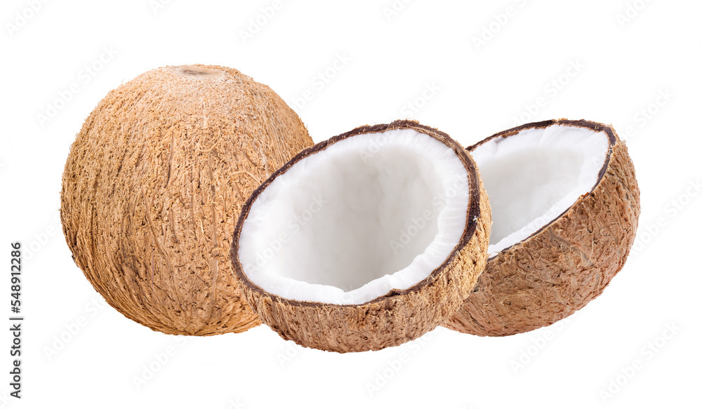 Coconut isolated on transparent png Coconut isolated on transparent png