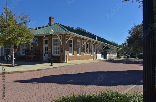 Train station in Dunedin, FL