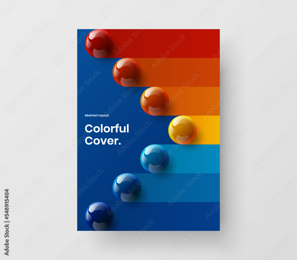 Trendy annual report design vector concept. Premium realistic spheres corporate identity template. Trendy annual report design vector concept. Premium realistic spheres corporate identity template.