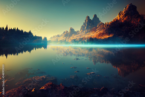 sunrise in the mountains © CREATIVE STOCK